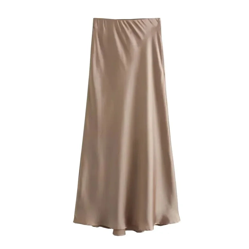 High Waist Long Skirts