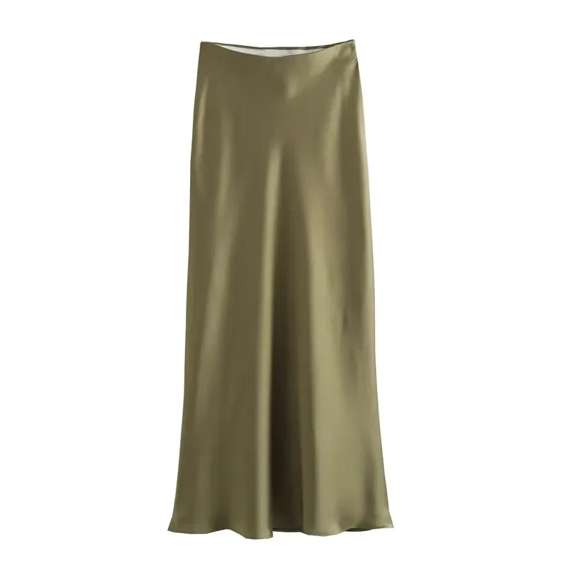 High Waist Long Skirts